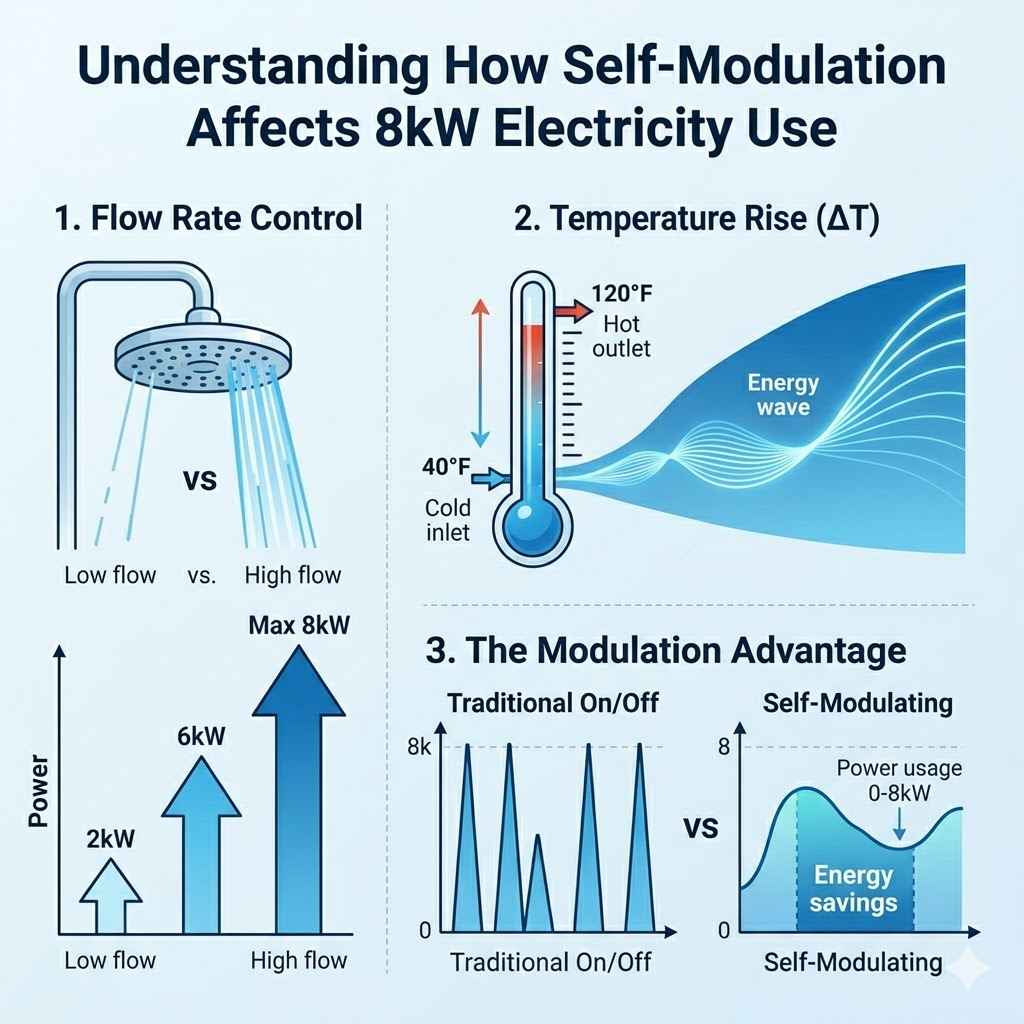 Understanding Your 8kW Tankless Heater's Power Needs