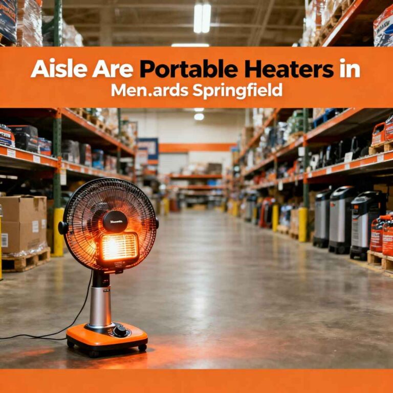 What Aisle Are Portable Heaters In At Menards Springfield?