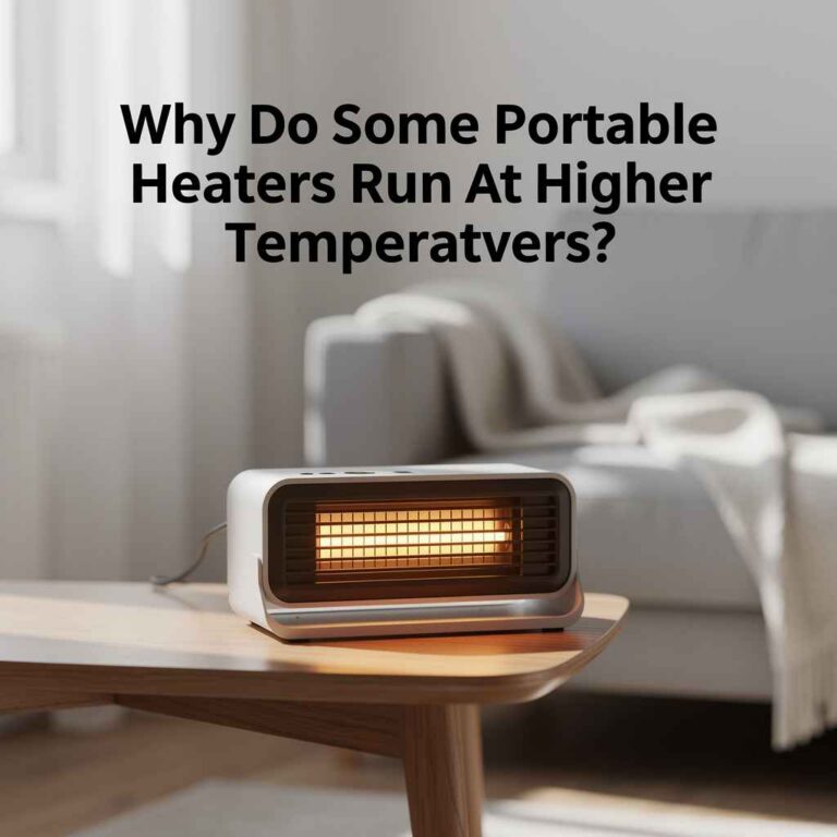 Why Do Some Portable Heaters Run At Higher Temperatures?
