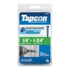 Tapcon 1/4 x 1-3/4 Inch Blue Climaseal® Hex Head Concrete An