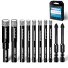 Dkibbith 10 pack dry diamond drill bits for tile