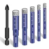 6 piece diamond drill bit set assorted sizes for ceramic tile