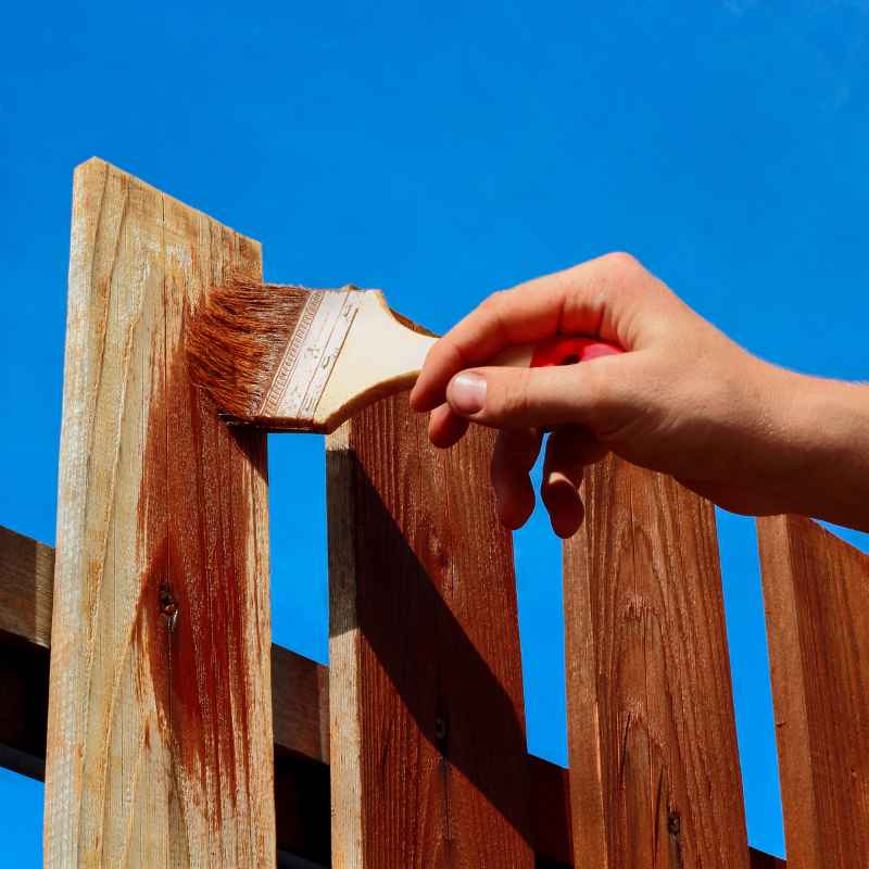 Can You Use Solid Stain Over A Painted Fence