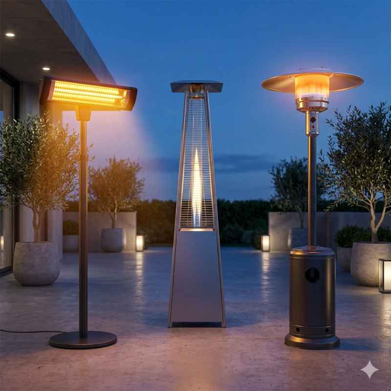 Electric Vs Natural Gas Vs Propane Outdoor Heaters