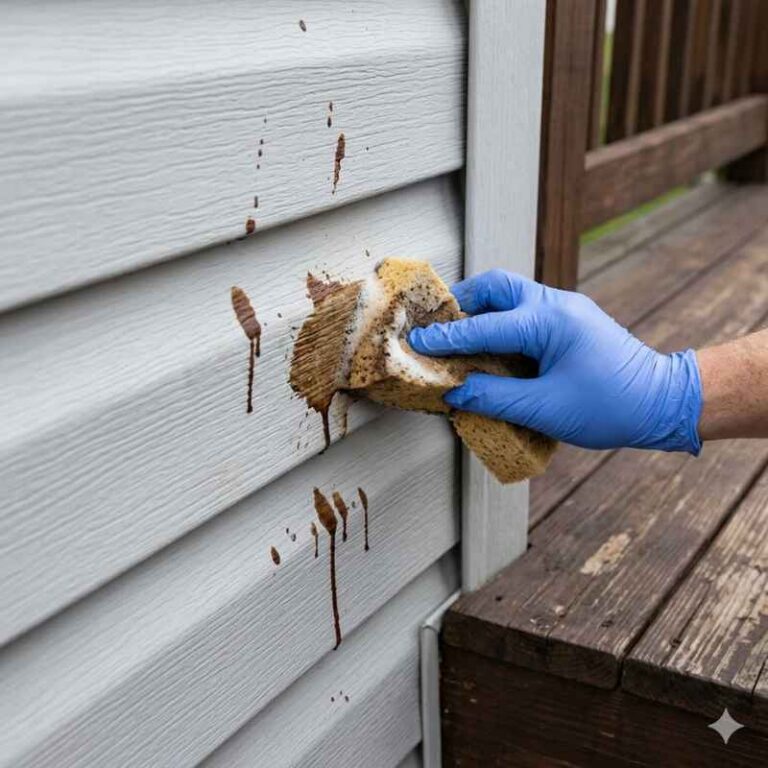How Do I Remove Deck Stain From Vinyl Siding