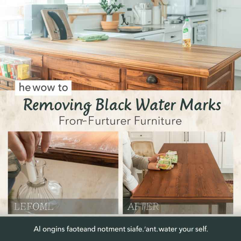 How To Get Rid Of Black Water Marks On Wood Furniture