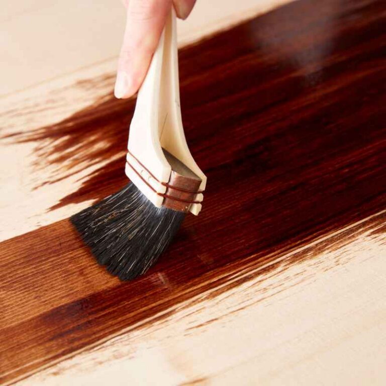 How To Paint Over Wood Stain Without Sanding