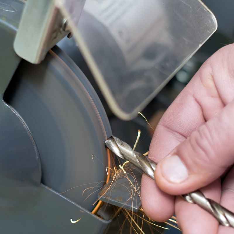 How To Sharpen Drill Bits With An Angle Grinder Safely