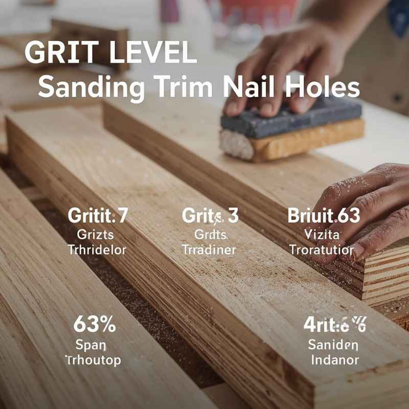 What Grit Level For Sanding Trim Nail Holes