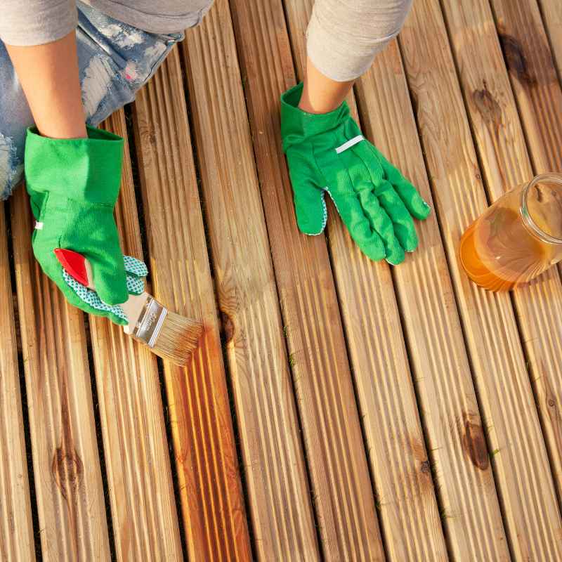 When To Stain New Pressure Treated Wood Deck