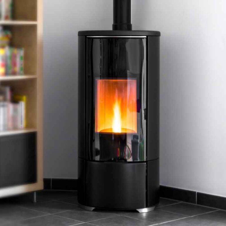 Pellet Stoves That Look More Like Real Fireplaces