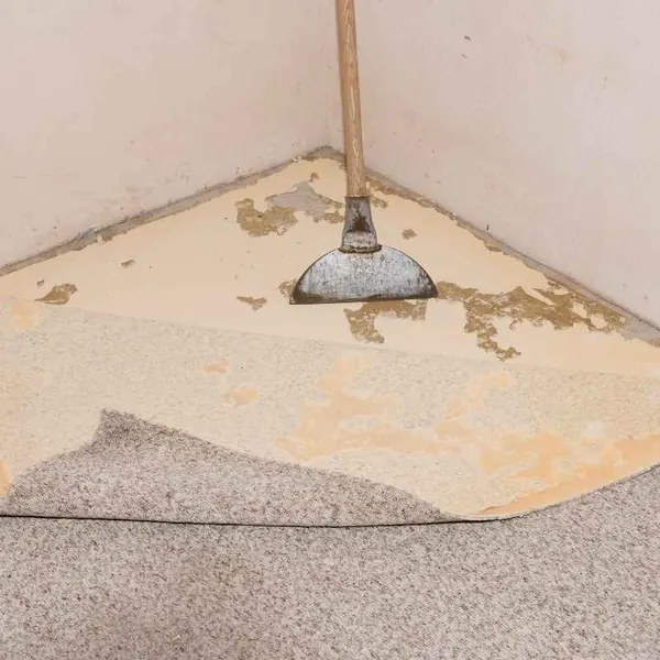 Remove glued down carpet