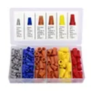 180 piece assorted electrical wire connector nuts