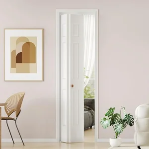 6 panel white bifold closet door 24 by 80 inch opening