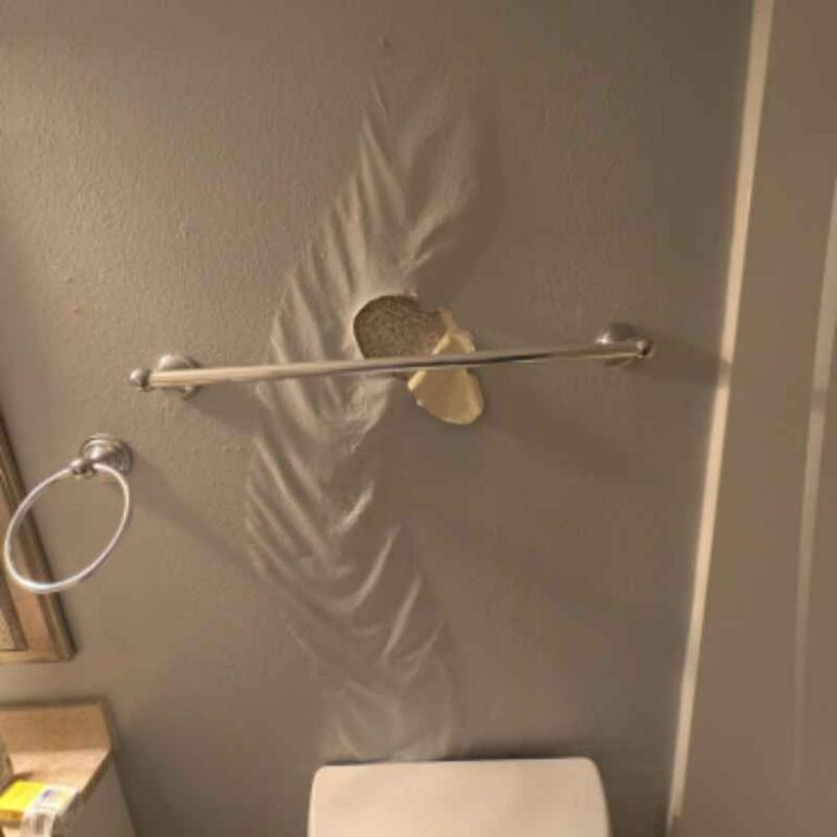 Paint Bubbling After a Shower