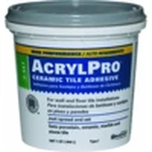 AcrylPro ceramic tile mastic adhesive quart for tub surround tiling