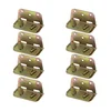 Antrader heavy-duty wood bed rail bracket for supporting a repaired bed slat
