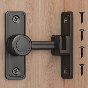 barn door privacy latch 90 180 swing slide lock