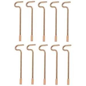Bathroom door steel emergency key pins