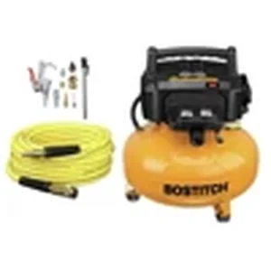 Bostitch 6 gallon pancake air compressor for powering pneumatic tools
