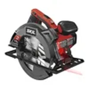 Circular saw for cutting recessed bottom track groove