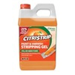 Bottle of Citristrip citrus-based paint and varnish stripping gel