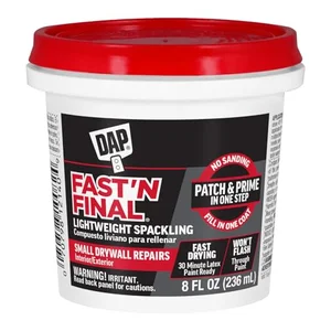 DAP Fast N Final lightweight spackling white 8 oz