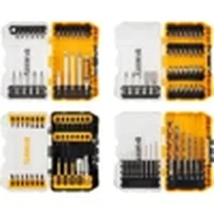 DEWALT 21-piece titanium drill bit set for wood metal and plastic