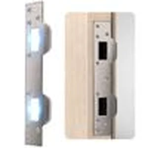 Door strike plate reinforcement plate for deadbolt security