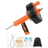 Drain Auger 33ft Auto Feed with Drill Adapter