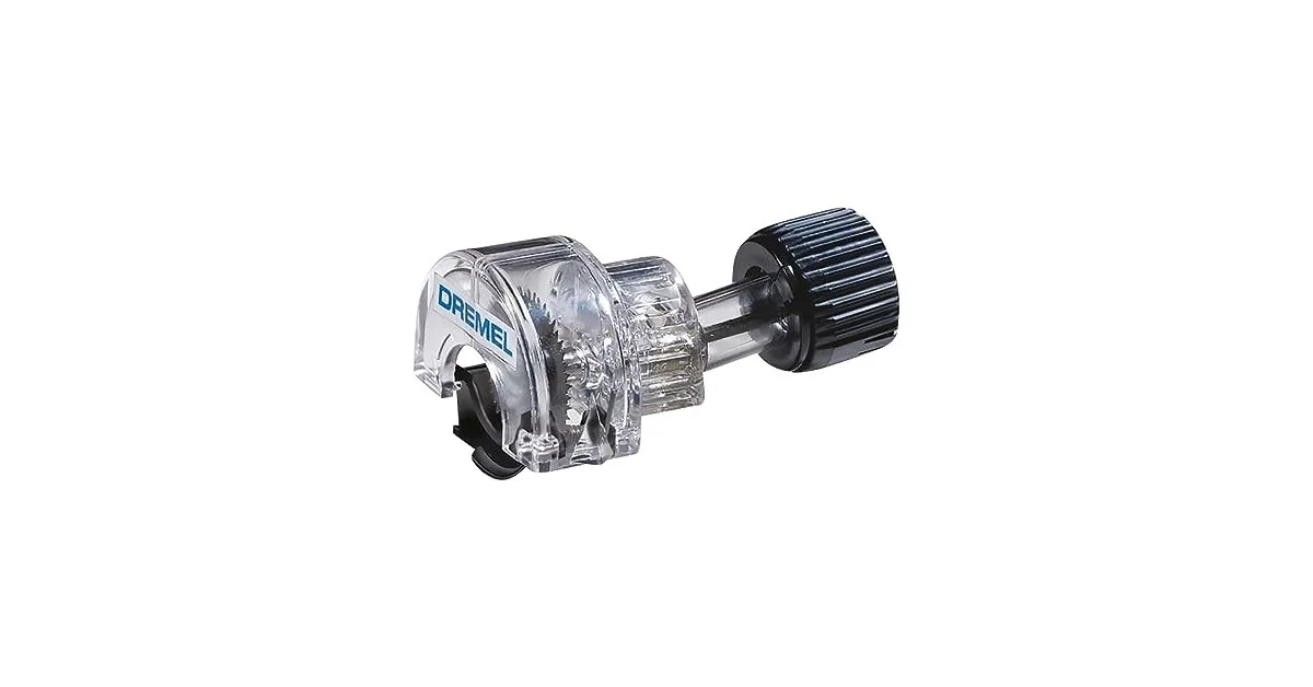 Dremel 670 Mini Saw rotary tool attachment with clear cutting guard
