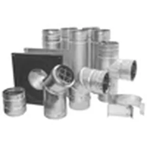 DuraVent PelletVent double-wall vent pipe kit for pellet stove inserts