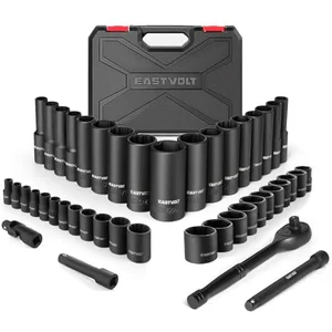 Eastvolt 46-piece socket ratchet wrench set