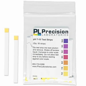 Eisco Labs pH test strips narrow range 7 to 10