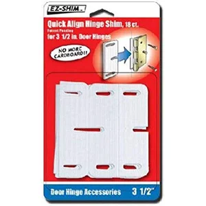 EZ Shim door hinge shim 18 count pack