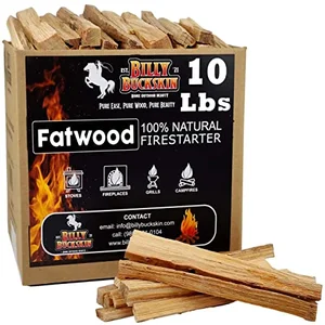 Fatwood fire starter sticks 10 pound bag