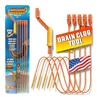 FlexiSnake Drain Weasel kit for pulling hair clogs from a bathtub drain