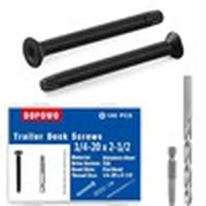 Countersunk floorboard screws for securing loose wood floor planks