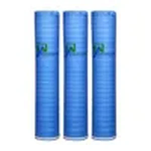 Foam flooring underlayment roll with vapor barrier