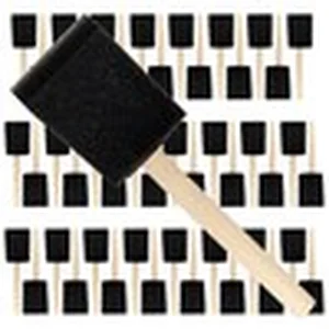 48 piece foam brush set for wood finish application