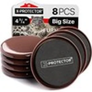 X-Protector furniture sliders for moving furniture on carpet