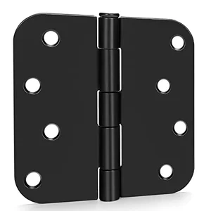 Goldenwarm matte black heavy duty iron door hinges 3 pack