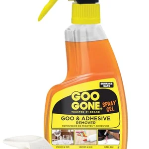 Goo Gone adhesive remover spray gel 12 oz with scraper