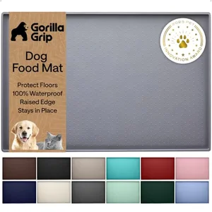 Gorilla Grip waterproof silicone pet food mat