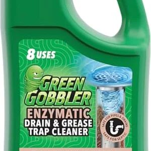 Green Gobbler enzyme drain cleaner controls foul odors