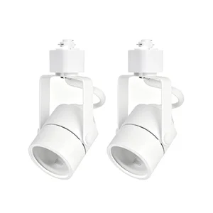 GU10 LED track light heads white 2 pack