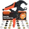 Heavy duty snap fastener setter tool for boat cover and canvas