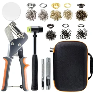 HFDSXS stainless steel grommet kit with hammer and bag