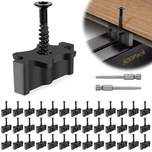 Hidden deck fasteners for composite decking boards 500 pack