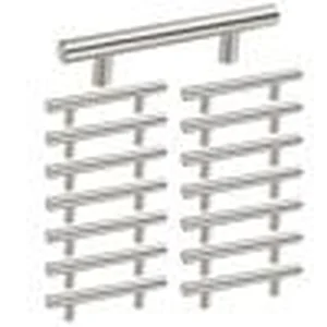 Homdiy brushed nickel cabinet drawer pulls 3 inch handles